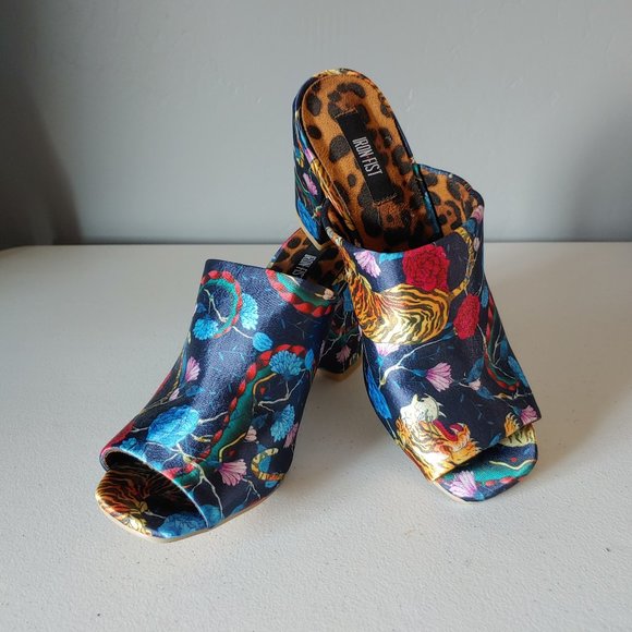colorful mules